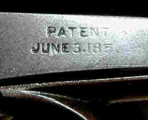 "PATENT / JUNE 3, 185? (6)" RIGHT LOWER FRAME�UNDER CYLINDER OPENING